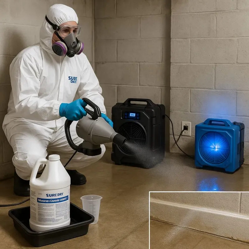 Sanitization and Odor Removal process in Forestville, OH