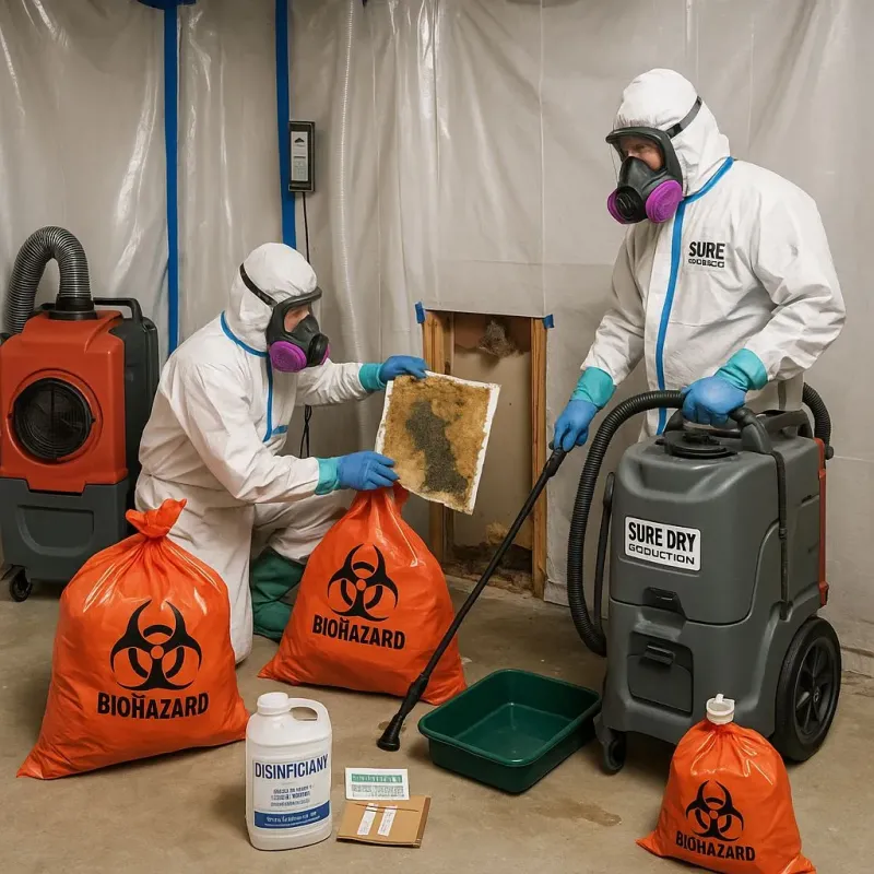 Contaminated Water Handling Protocols process in Forestville, OH